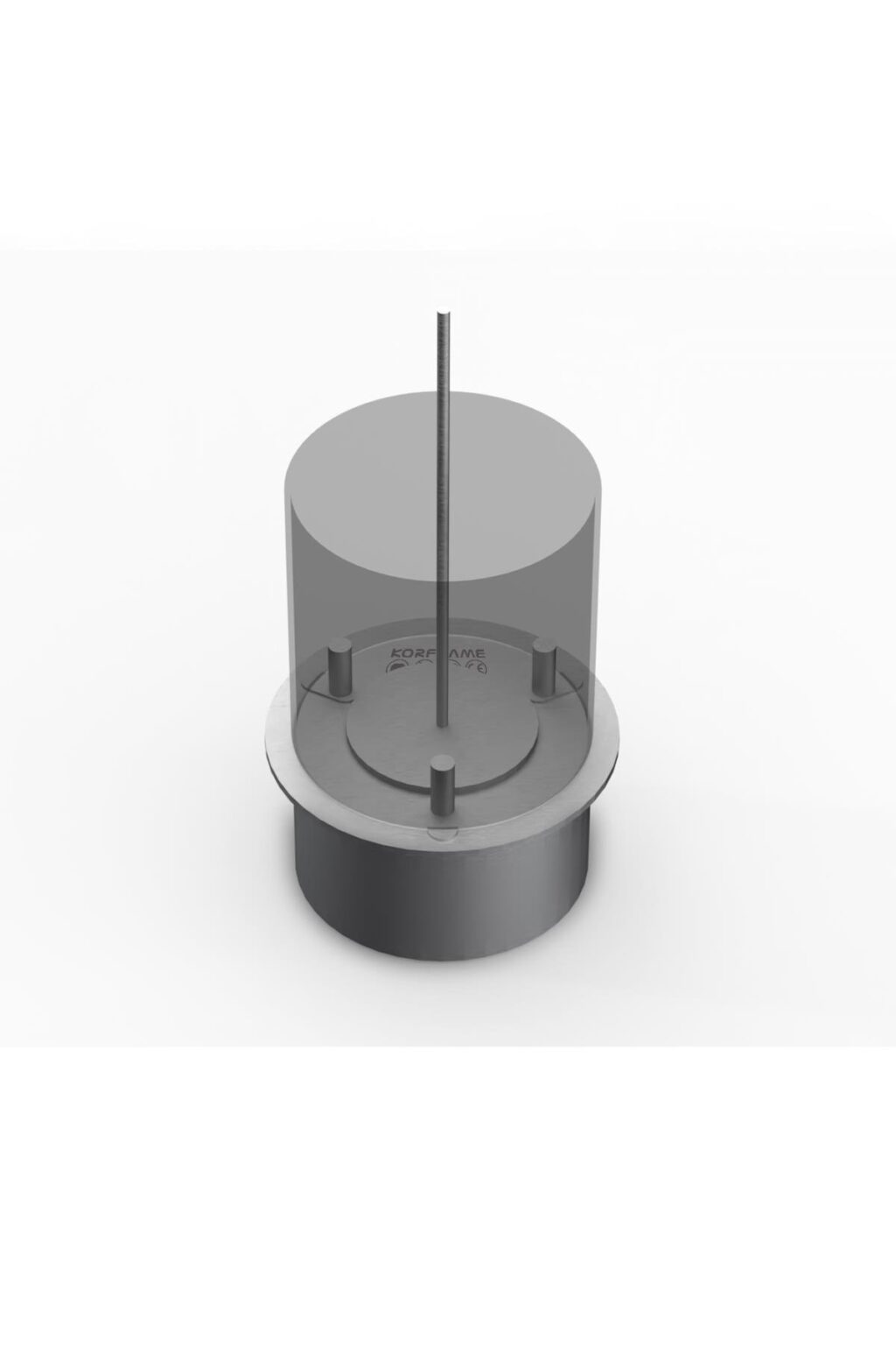 Korflame 12 cm Round Bioethanol Fireplace Burner