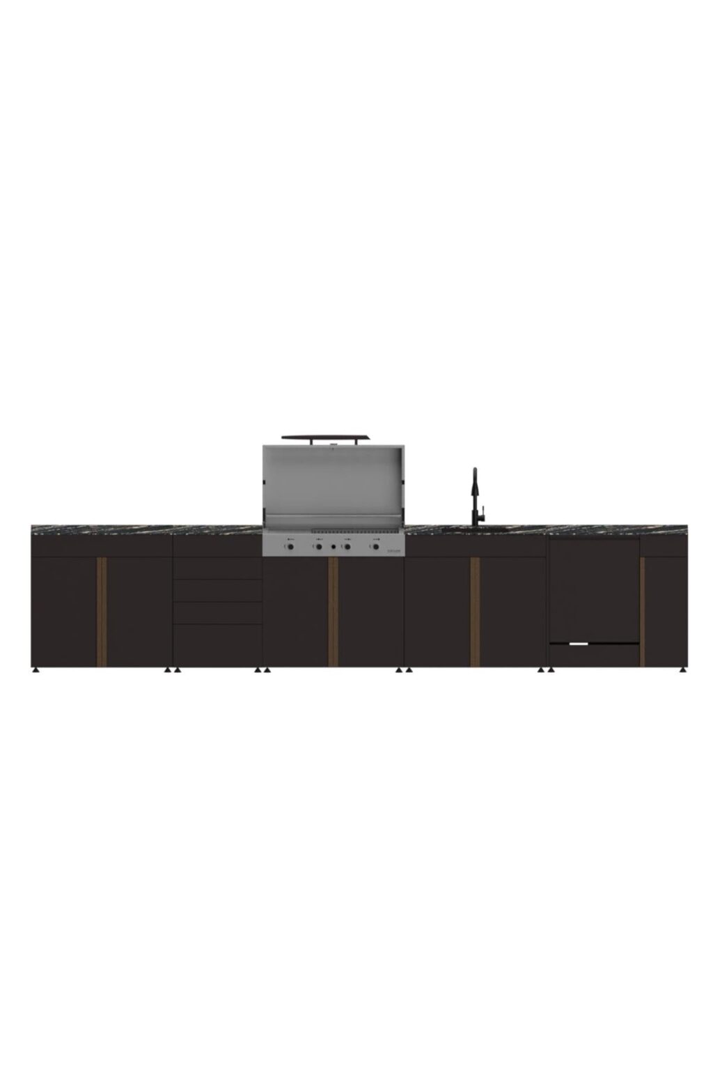 Pure 440 Cm Outdoor Kitchen Configuration - 5006 - 5 Modules