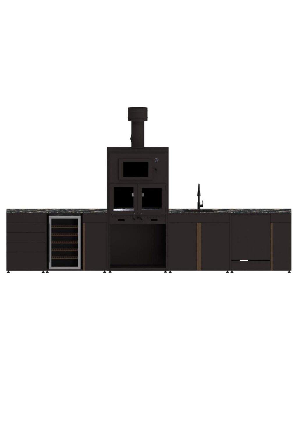 Pure 440 Cm Outdoor Kitchen Configuration - 5106 - 5 Modules