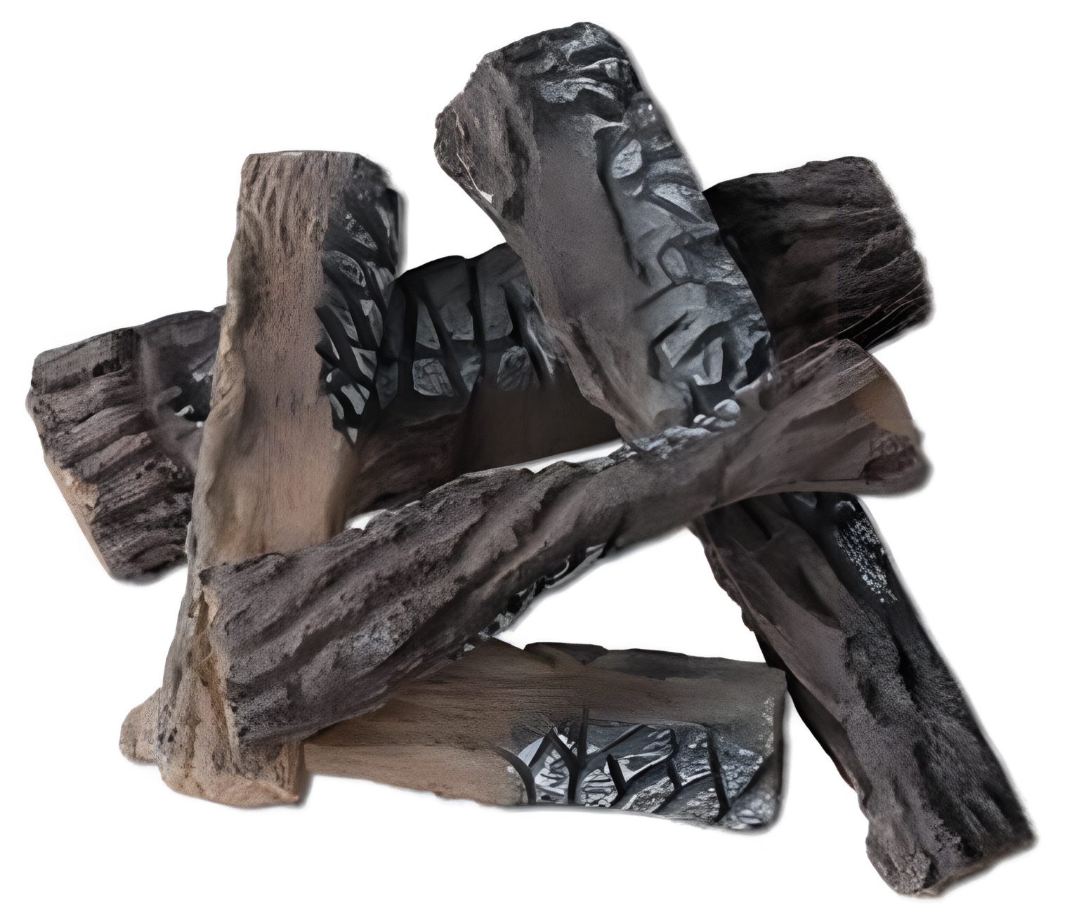 Ceramic Log Set 5 Pieces